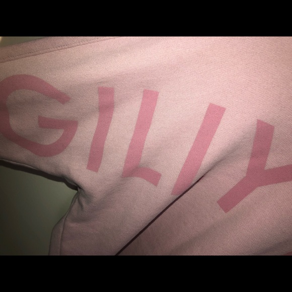 Pink cropped pullover sweater - Picture 2 of 4